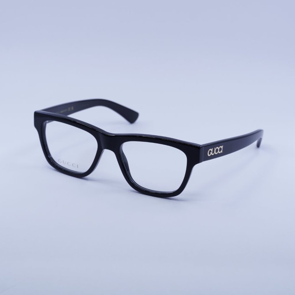 Gucci GG1795O 001 Eyeglasses Shiny Black 52mm Square Frame